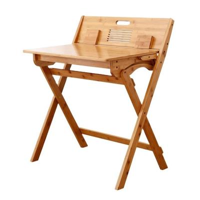 China ODM Foldable Natural Bamboo Study Table Desk With Storage Box for sale