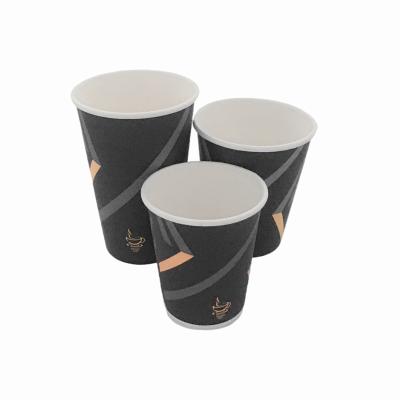 China Disposable Custom Logo PE Double Coated Cheap Cold And Hot Wallpaper Cup for sale