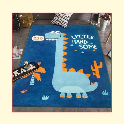 China Small Cartoon Children's Rugs City Street Style Bedroom Living Room Rug Washable Area Rug for sale