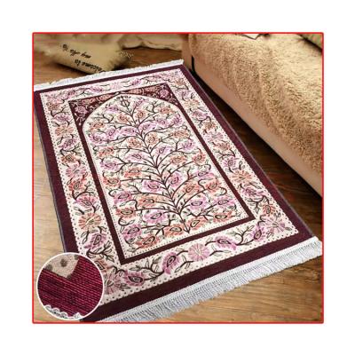 China Modern Luxury Worshiping Muslim Prayer Rug 3D Printed Rug For Bedroom for sale