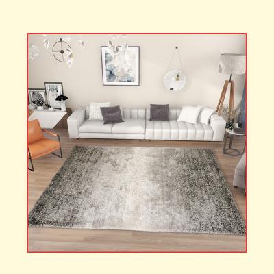 China Washable Modern silk carpet gradient living room carpet bedroom bed blanket high quality carpet for sale