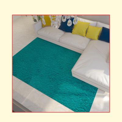 China Anti-slip Customized Solid Color Carpet Super Soft Shaggy Rugs For Bedroom for sale