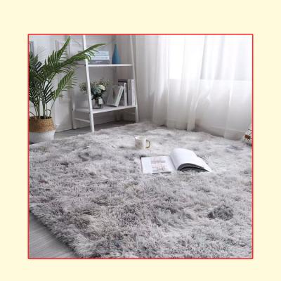 China Washable Wholesale Factory Manufacturing Fluffy Rug Bedroom Anti-Slip Floor Mat for sale