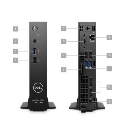 China UHD Graphics Wyse 5070 Mini PC Cloud Desktop Dell Thin Client with 4GB RAM and 16GB SSD for sale