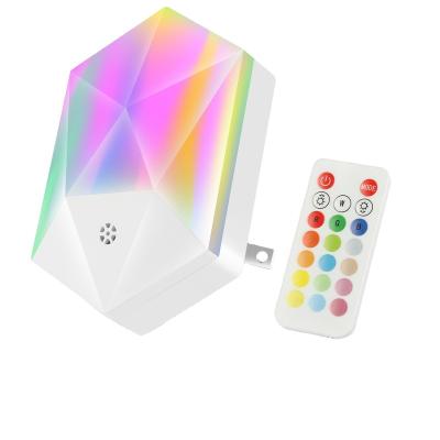 China New PRO Modern Home Lights Dimmable Adjustable RGB Color Changing LED Night Light Remote Control Lamp for sale