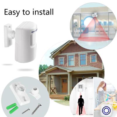 China Home Warning Bell Doorbell with 38 Melodies PIR Motion Sensor Door Bell Infrared Motion Sensor Door Bell for sale