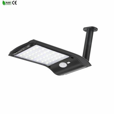 China Waterproof Solar PIR Motion Sensor Led Garden Lighting Pathway Security Alarm Lights Outdoor Wall Lamp for sale