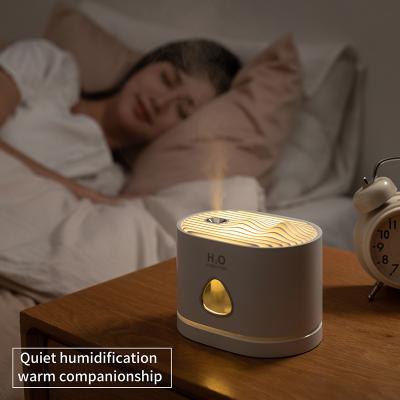 China Rechargeable Car Air Humidifier USB H2O Fogger Maker Diffuser Bedroom Air Moisture Purifier with Night Lights for sale