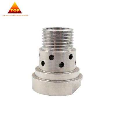 China High Temperature Resistance Cobalt Chrome Alloy Material Jet Spray Nozzle Spare Parts for sale