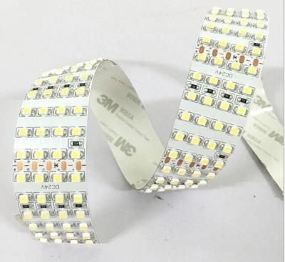 China 480LEDs/m 3528 LED Strip 24V 4 Lines 28mm Width for sale