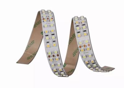 China CCT Tunable White 240LEDs/m 3528 LED Strip 24V double Lines color temperature adjustable for sale