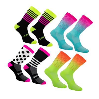 China Z-48 Antibacterial Custom Logo Sport Socks Cycling Socks Men's Unisex Outdoor Cycling Running Socks for sale