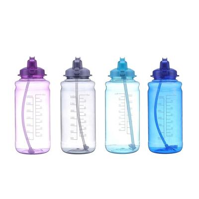 China Sustainable Motivation Tritan 101oz Water Bottle With Time Labeled BPA Free Water Jug for sale