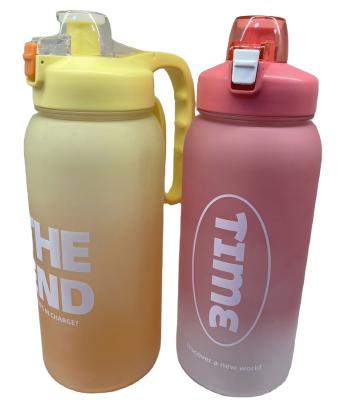 China Factory Price Viable Wholesale Amazon Water Bottle Outdoor Sport Gallon Motivational Plastic Water Bottle for sale