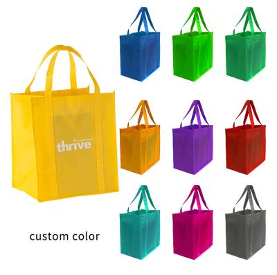 China Who respects the environment; Recyclable; Customization Reusable Eco Friendly Biodegradable Grocery Factory Shopping Bags Non Woven Bag With Handle for sale