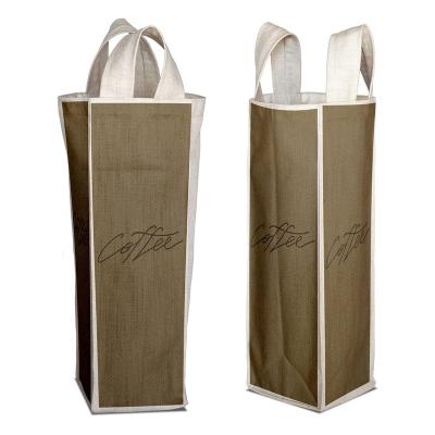 China Recyclable; Factory Reusable Cheap Price Custom Logo Pattern Eco Friendly Canvas Fabric Packaging Bags Tote Gift Bag Wine Bag Jute for sale