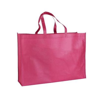 China Eco-Friendly Foldable Tote Bag Burgundy Non Woven Colorful Custom Shopping Bags Reusable Professional Factory for sale