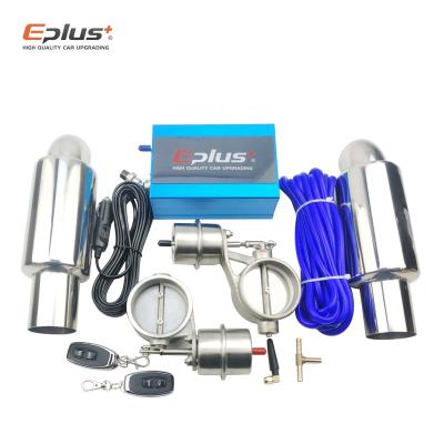 China Stainless Steel Stainless Steel EPLUS Exhaust Control Valve Set With Vacuum Actuator with Wireless Remote Controller for sale