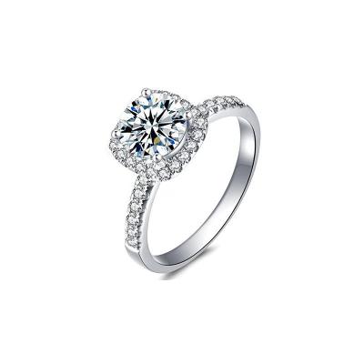 China From CLASSIC Classy Spiral Ring Destiny Jewelery GRA Certified Moissanite Engagement Diamond Fine Jewelry Silver 925 Affordable for sale