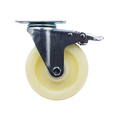 China Universal 3 Inch 125Mm PP Industrial Caster Wheel Amazon Swivel Trolley Hot Sale Low Noise for sale