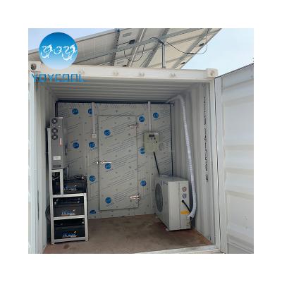 China Frozen Food Storage Or Others Solar Cold Room For Fish Cold Room Refrigeration Unit Pump Water System Solar Freezer Fridge for sale