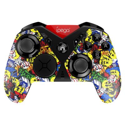 China Dual Motor iPega PG-SW001S/C/B IOS Six-Axis Vibration Supports Gyroscope Joystick Gamepad Wireless Controller For N-Switch/Android Device for sale