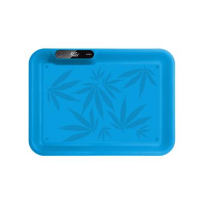 China Meco 3 Modes 8 Color Color Rolling Tray Mini Bright Plastic Weed White Grinder For Bar KTV Club Or Party for sale