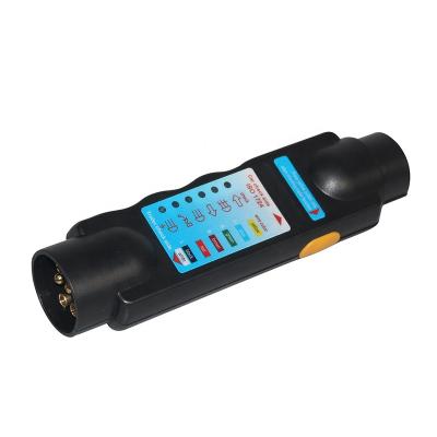 China Used 7Way Trailer Truck Trailer Accessories Trailer Socket Light Multimeter Trailer Connector Testers for sale