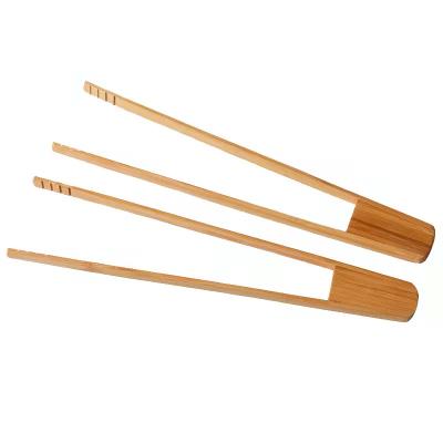 Китай China Hot Selling Wholesale Food Cooking Bamboo BBQ Clamps Bulk Bamboo Food Tongs For Amazon eBay продается