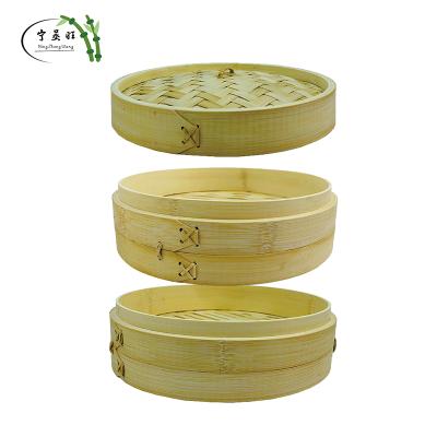 China Viable high quality wholesale commercial bamboo steamer for food cooking basket universal factory direct supply restaurant for sale