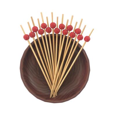 中国 Stocked 100 Inches High Quality 4.7 Pcs Bamboo Cocktail Picks Sticks, Fruit Kebab Skewers Toothpicks 販売のため