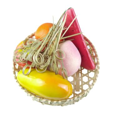 中国 New product food decoration wholesale hot sale bamboo flower tied skewer fruit picks 販売のため