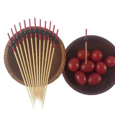 China 4.7 Inch High Quality Stocked Cocktail Bamboo Picks 100Pcs Sticks, Fruit Kebab Skewers Toothpicks à venda