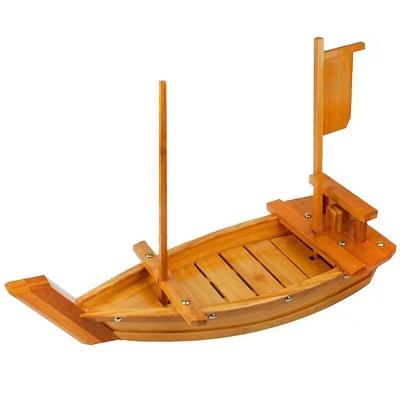 China Custom wooden stocked size japanese style sushi boat,sushi deck,sushi dish wholesale for sale