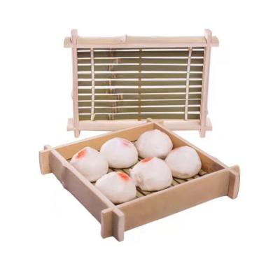 中国 Environmental Friendly Bamboo Sashimi Stocked Japanese Restaurant Serving Tray Display Sushi Plate 販売のため