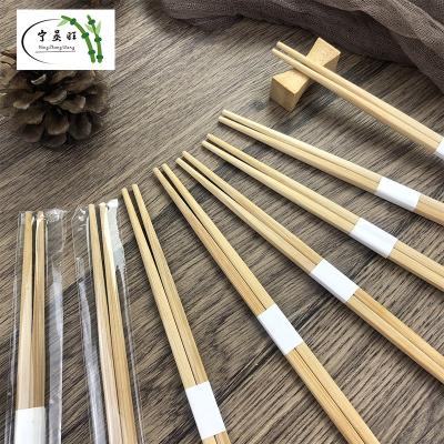 Κίνα Disposable Chinese Made Pure Bamboo Made Japanese Sushi Individually Wrapped Double Tip Chopsticks Used For Take Away Picnic προς πώληση