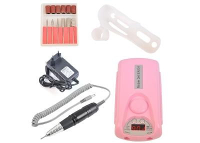 China Portable 30000RPM Acrylic Nail Drill Machine Rechargeable Cordless Manicure Pedicure Nail Drill for sale