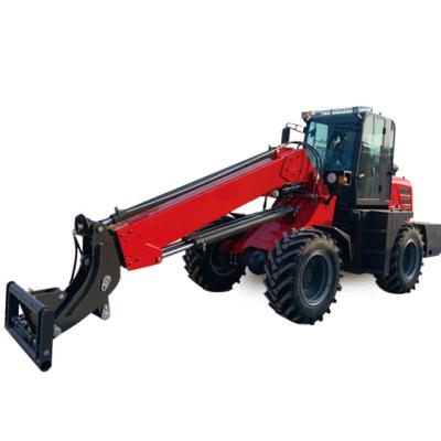 China Hotels Boom Telescopic Loader 3 Ton Telescopic Wheel Loader Telehandler Price for sale