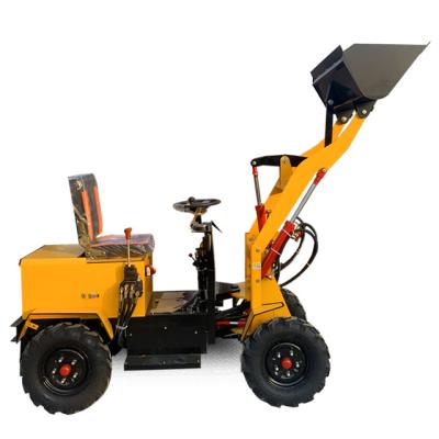 China Cheapest hotels china electric mini skid steer mini loader wheel excavator smallest mini loader/diesel loader for sale price for sale