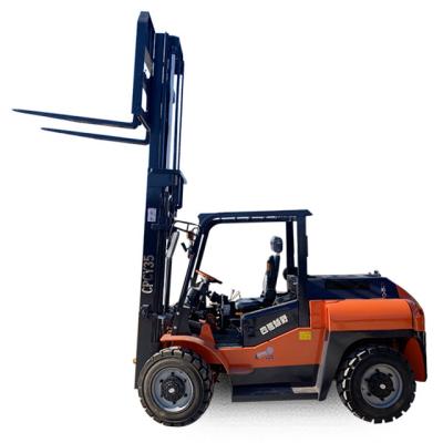 China Multi functional hotels ac motor diesel / electric cross country forklift with forklift attachments for sale