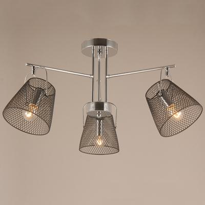 China New Design Hanging Adjustable Arms Iron Shades Ceiling Pendant Lamp For Bedroom for sale