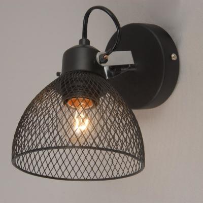 China 2021 New Modern Indoor Industrial Modern Wall Lights Black Moving Arm Metal Shades for sale