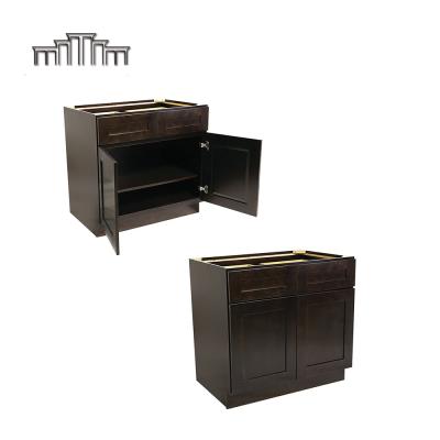 China Modern American Project Custom Cherry Glaze Kitchen Cabinet Kitchen Cupboards Decorated Sideboards for sale