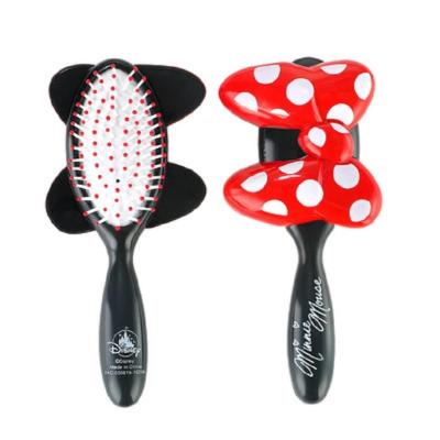 China Waterproof Red Bow Hair Comb Wave Point Hair Comb Kids Hair Comb for sale