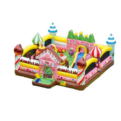 China Candy Indoor Commercial Inflatable Inflatable Playground Jumping Castle Inflatable Amusement Park for sale