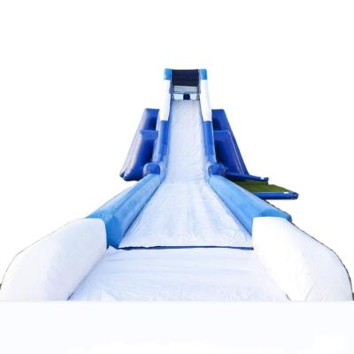 China Indoor Inflatable Games 33m/108ft Adults Inflatable Water Slide, Large Inflatable Pool Slide Slide and Slide for Adults for sale