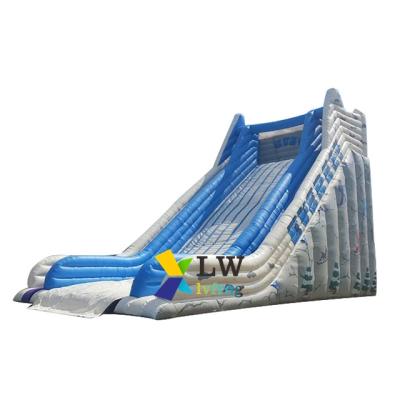 China Indoor Inflatable Games Maker Magic Large Blue Crush Bouncy Games Running Inflatable Water Slide for sale