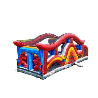 China Indoor Inflatable Games Outdoor Commercial Inflatable Obstacle Course For Kids Or Adult for sale