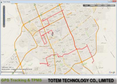 China Flota en línea de la configuración GPRS GPS que sigue el software Polygone Geofence en venta