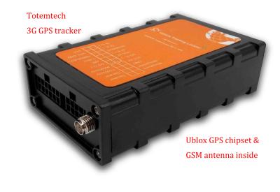 China El perseguidor anti 3G/WCDMA de GPS del hurto de la cerca del RFID Geo tiembla CE de la alarma en venta